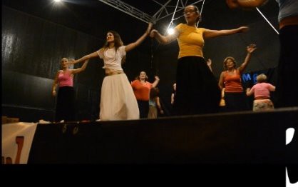 Mercado Medieval Espetaculo de Zumba ASSCDRans 08-08-2014