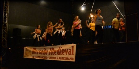 Mercado Medieval Espetaculo de Zumba ASSCDRans 08-08-2014
